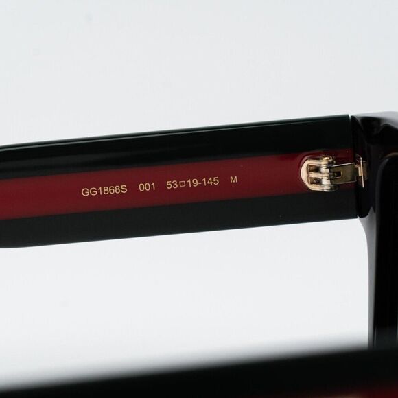 Gucci Women Sunglasses Black Grey Square GG1868S 001 NEW AUTHENTIC main image 6